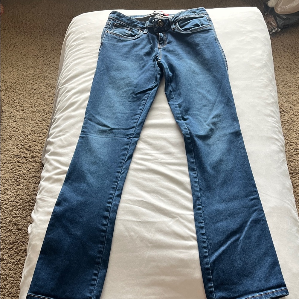 Guess Women's Classic Blue Straight Leg Jeans